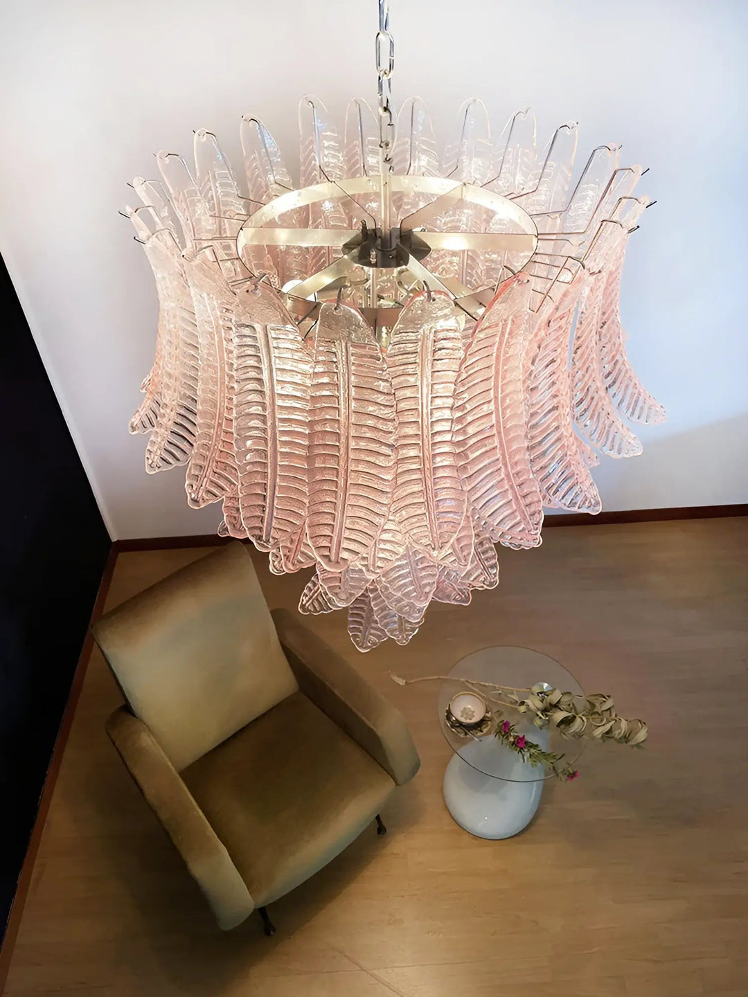 Aurora Chandelier en Verre Cascadant Romantique - Neutralighting