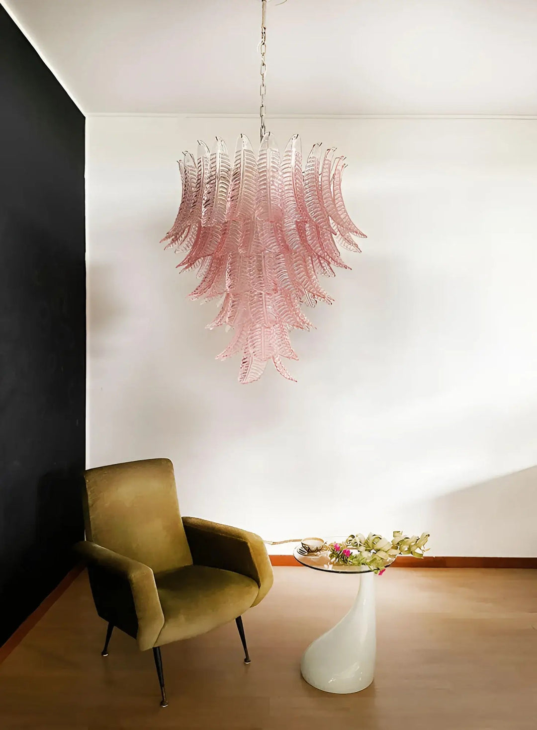 Aurora Chandelier en Verre Cascadant Romantique - Neutralighting