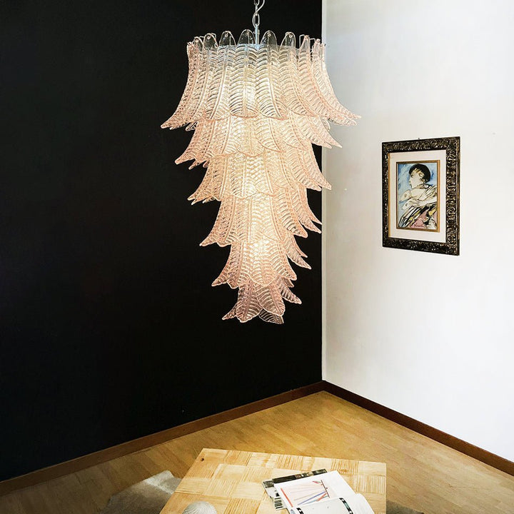 Aurora Chandelier en Verre Cascadant Romantique - Neutralighting