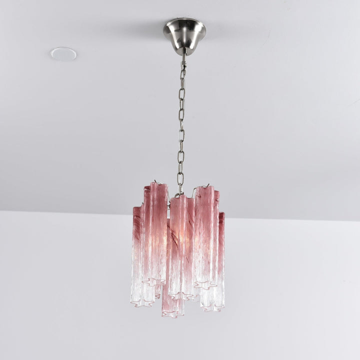 Aurora Lustre Rose Dégradé Murano Verre - Neutralighting
