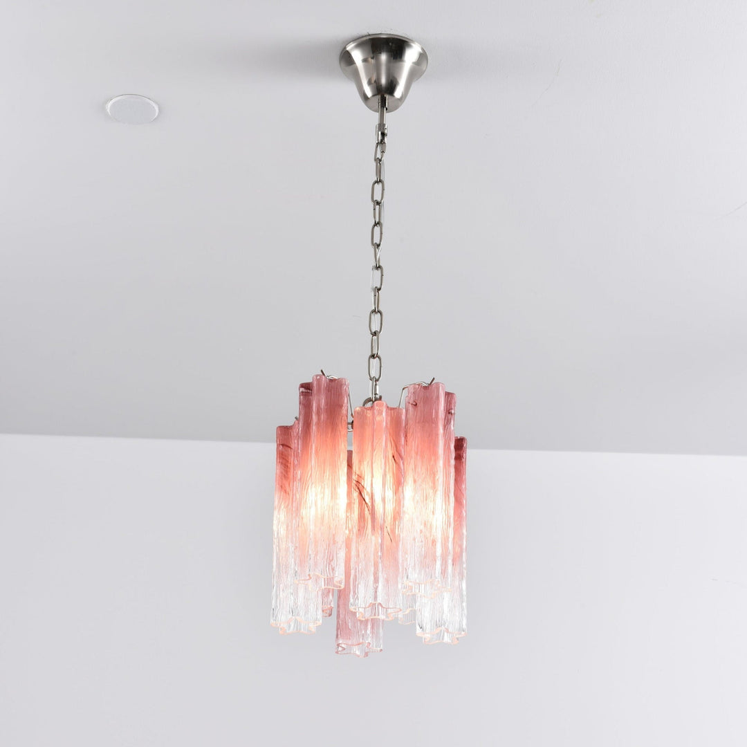 Aurora Lustre Rose Dégradé Murano Verre - Neutralighting