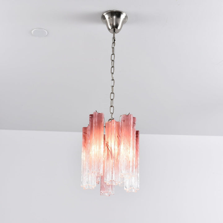 Aurora Lustre Rose Dégradé Murano Verre - Neutralighting