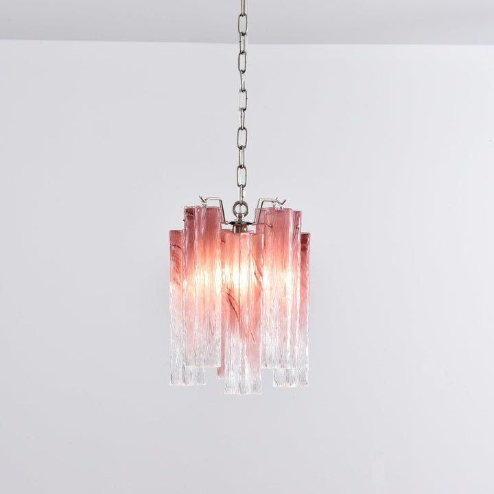 Aurora Lustre Rose Dégradé Murano Verre - Neutralighting