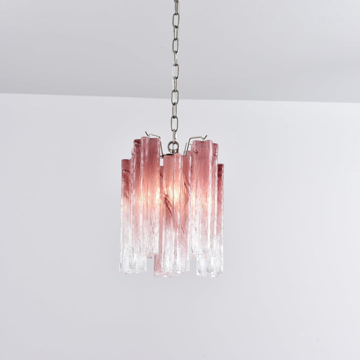 Aurora Lustre Rose Dégradé Murano Verre - Neutralighting