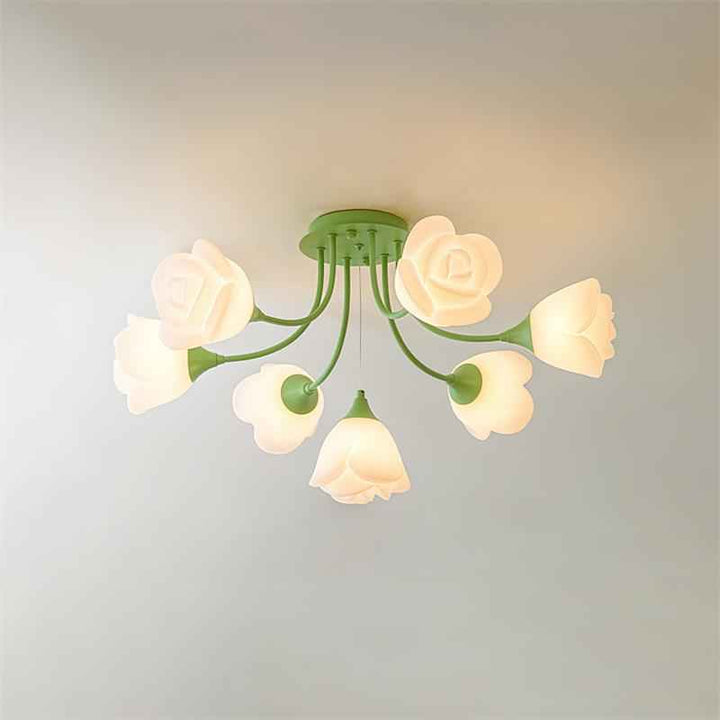 Lampe Rose en Métal – Élégance Moderne