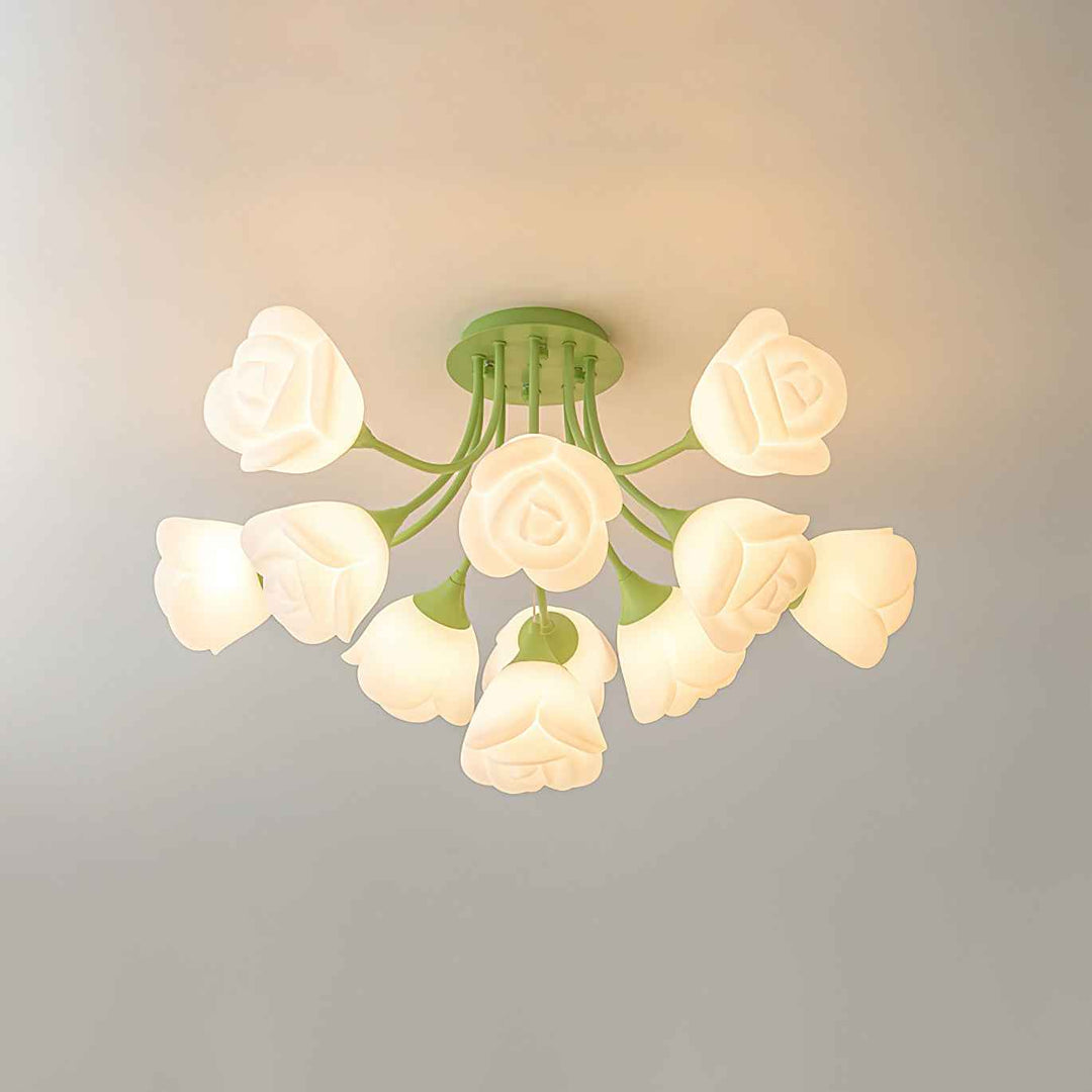 Lampe Rose en Métal – Élégance Moderne
