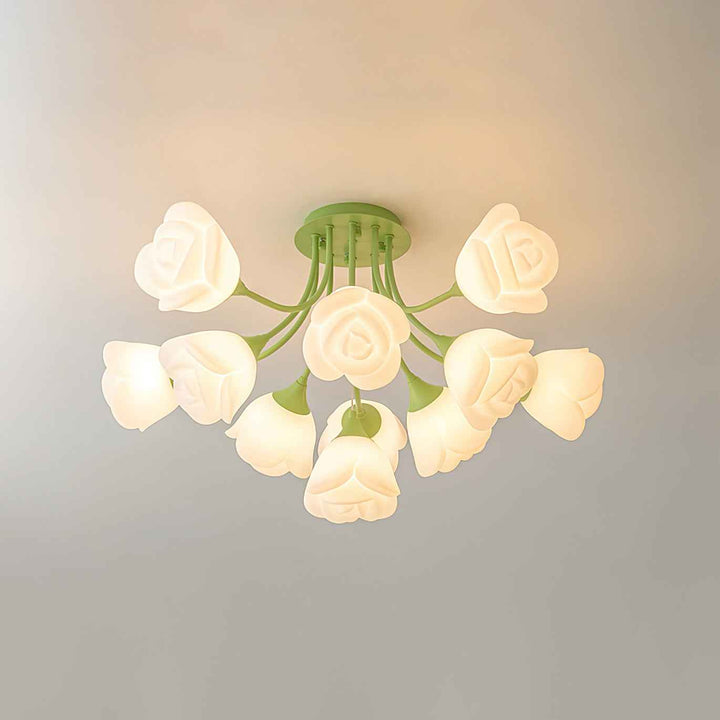 Lampe Rose en Métal – Élégance Moderne