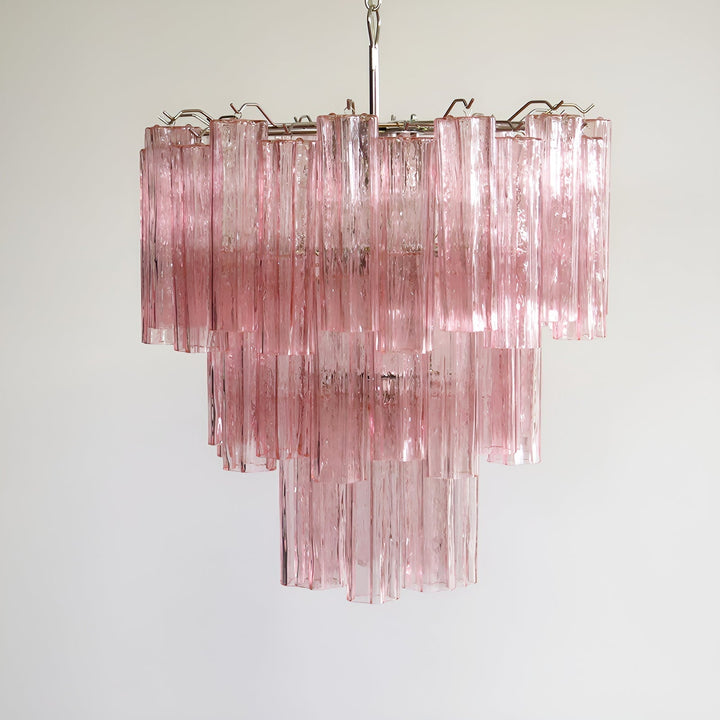 Aurora Lustre Rose Verre Tubes Superposé Moderne - Neutralighting
