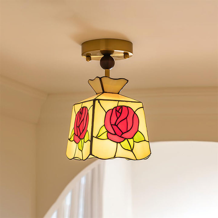 Joviel Lampe Plafonnier Tiffany Rose - Neutralighting
