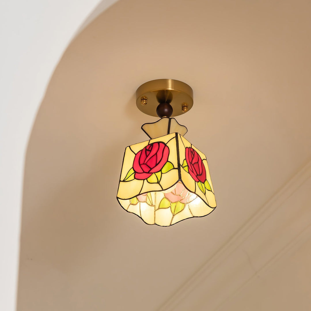 Joviel Lampe Plafonnier Tiffany Rose - Neutralighting