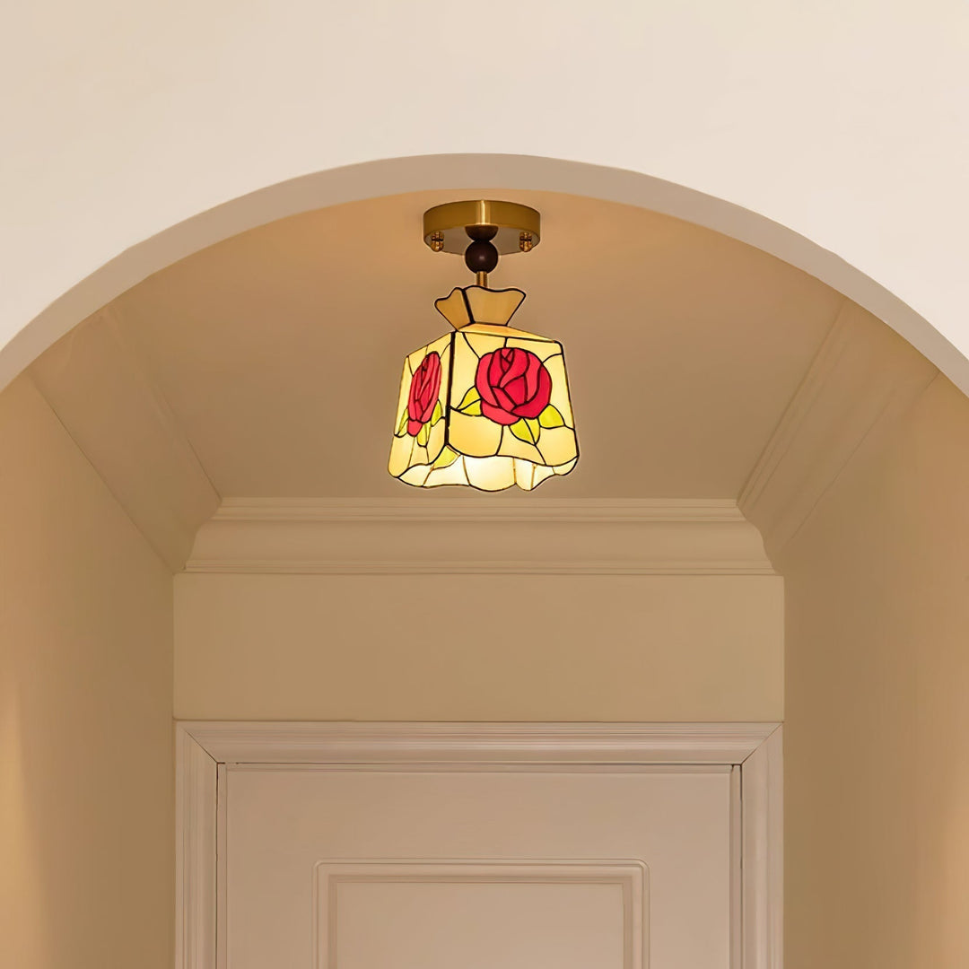 Joviel Lampe Plafonnier Tiffany Rose - Neutralighting