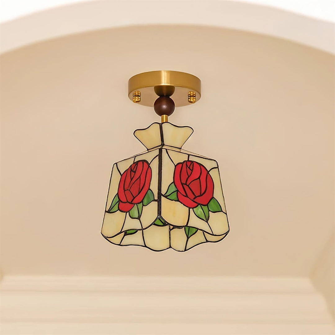 Joviel Lampe Plafonnier Tiffany Rose - Neutralighting
