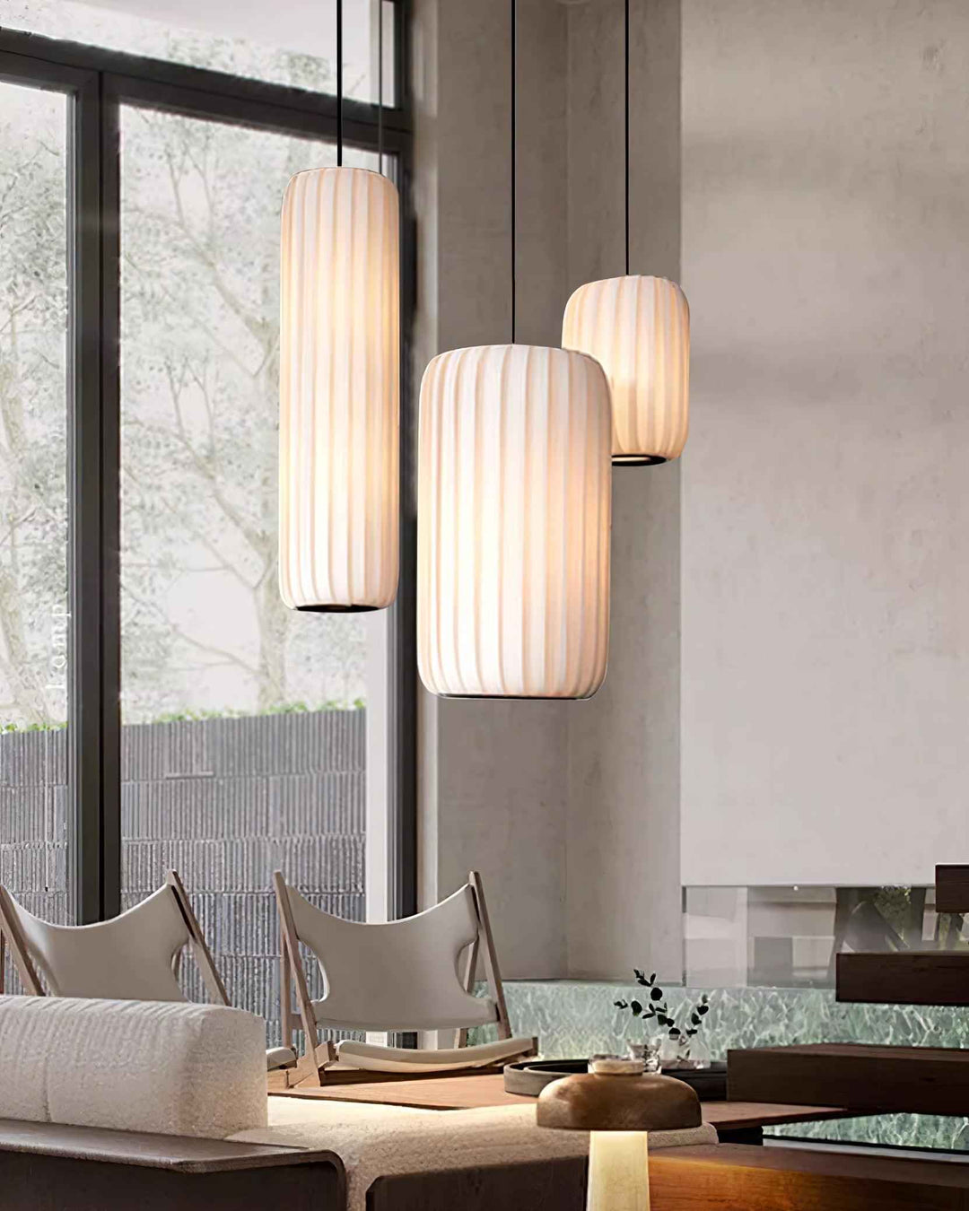 Rinwa Lampe Suspension Trois Styles - Neutralighting