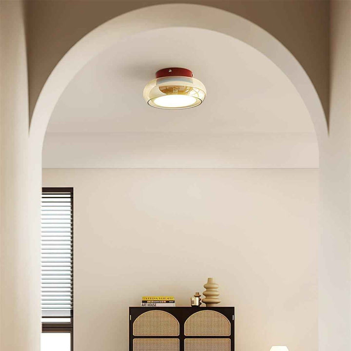 Plafonnier June Verre LED