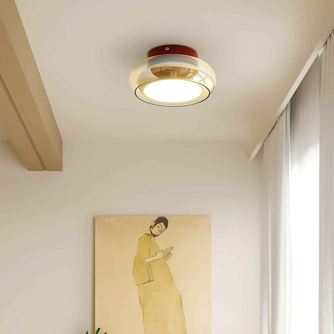 Plafonnier June Verre LED