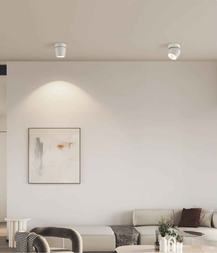 Solara Métal 10cm Blanc LED 12W