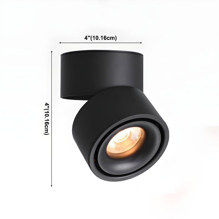 Solara Plafonnier en aluminium, spot orientable et minimaliste - Neutralighting