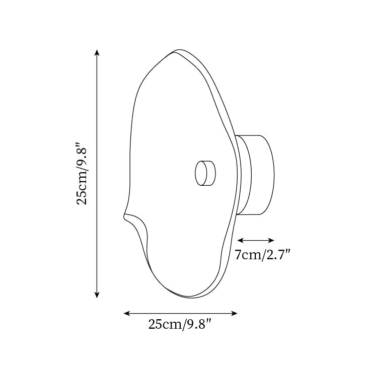 Lunara Plafonnier Élégant Verre Ambre - Neutralighting