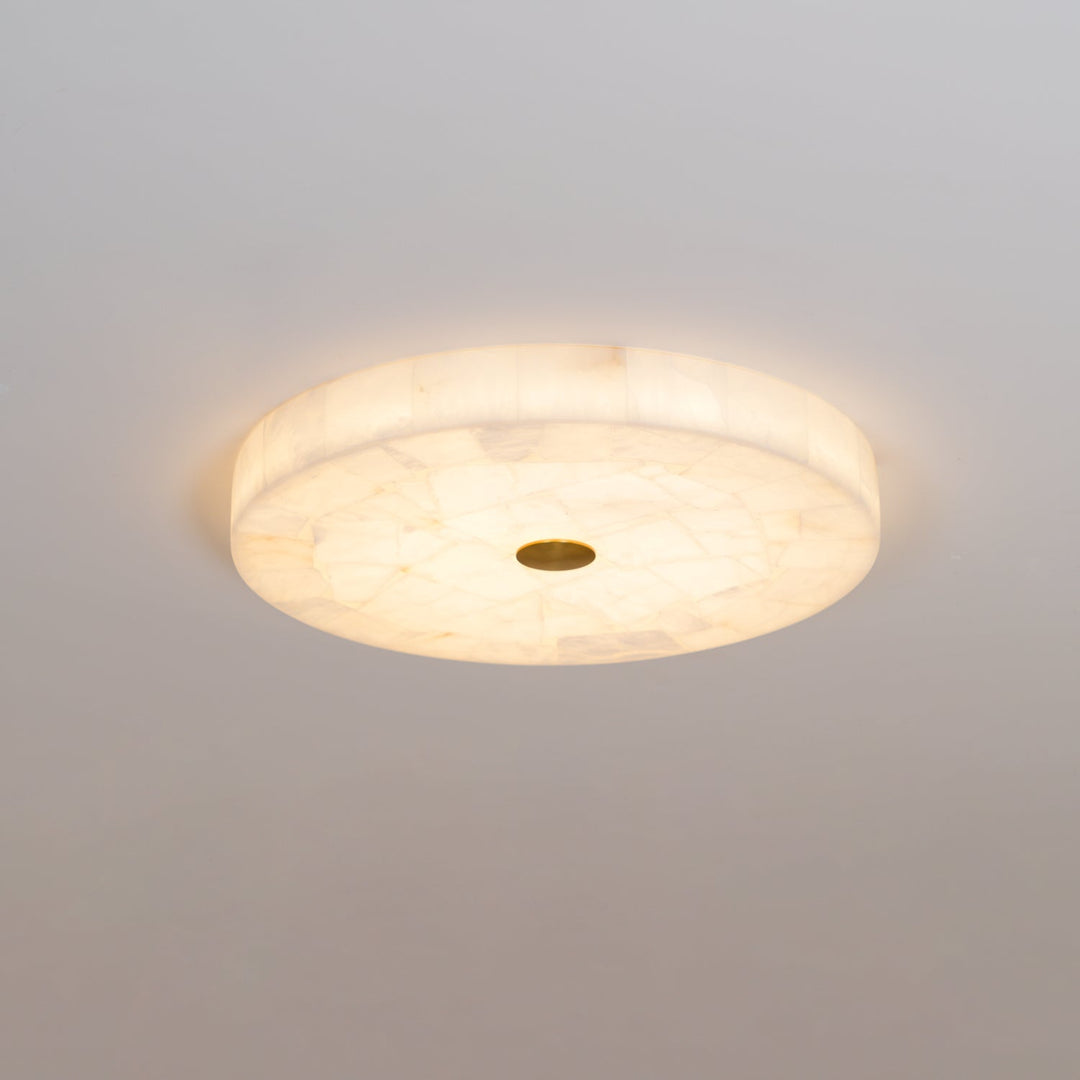 Delya Plafonnier Albâtre LED Rond - Neutralighting