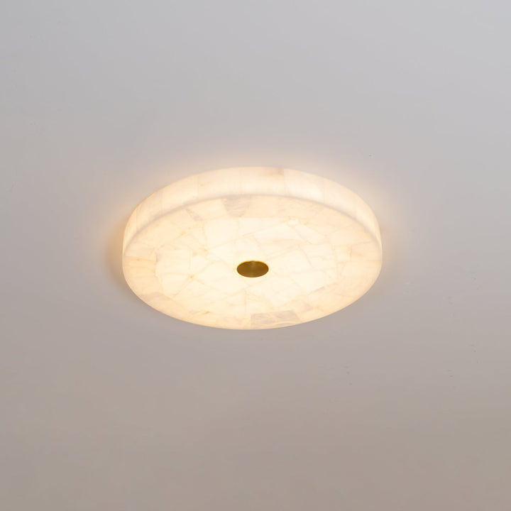 Vosilis Lampe de Plafond Ronde en Albâtre Moderne Minimaliste - Neutralighting