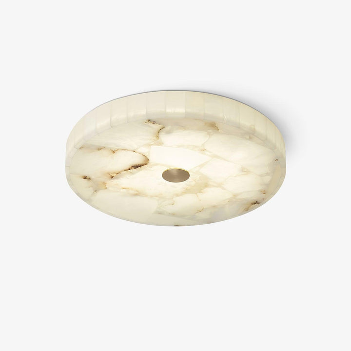 Ciphayra Lumière Plafonnière Ronde Minimaliste en Albâtre - Neutralighting