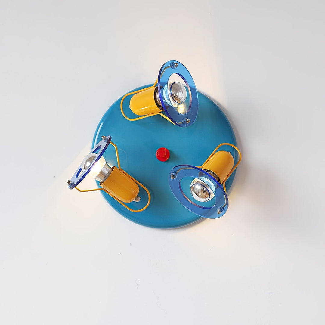 Batya Plafonnier Verre Circulaire Coloré - Neutralighting