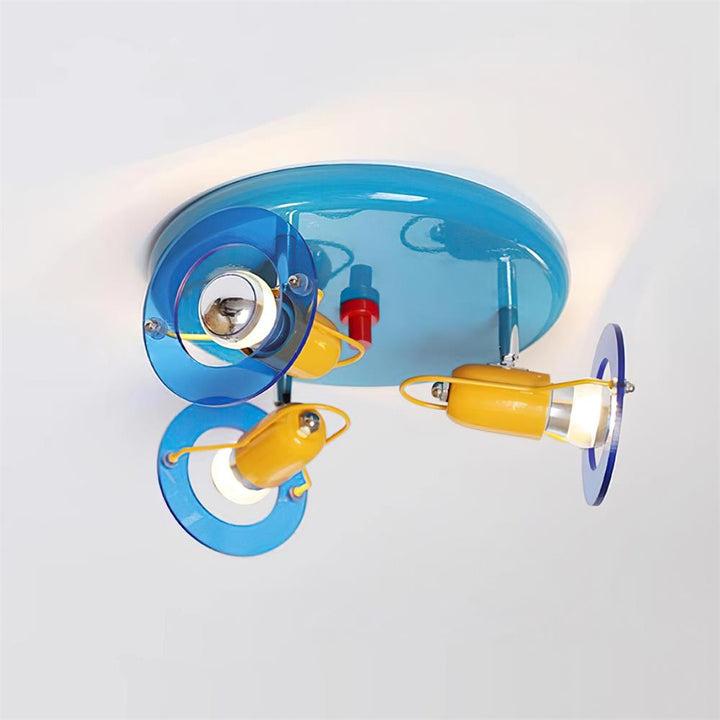 Batya Plafonnier Verre Circulaire Coloré - Neutralighting