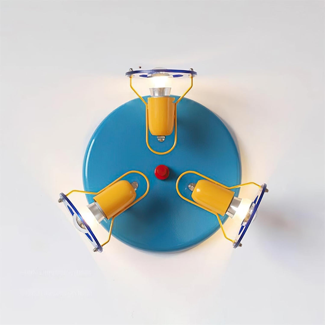 Batya Plafonnier Verre Circulaire Coloré - Neutralighting