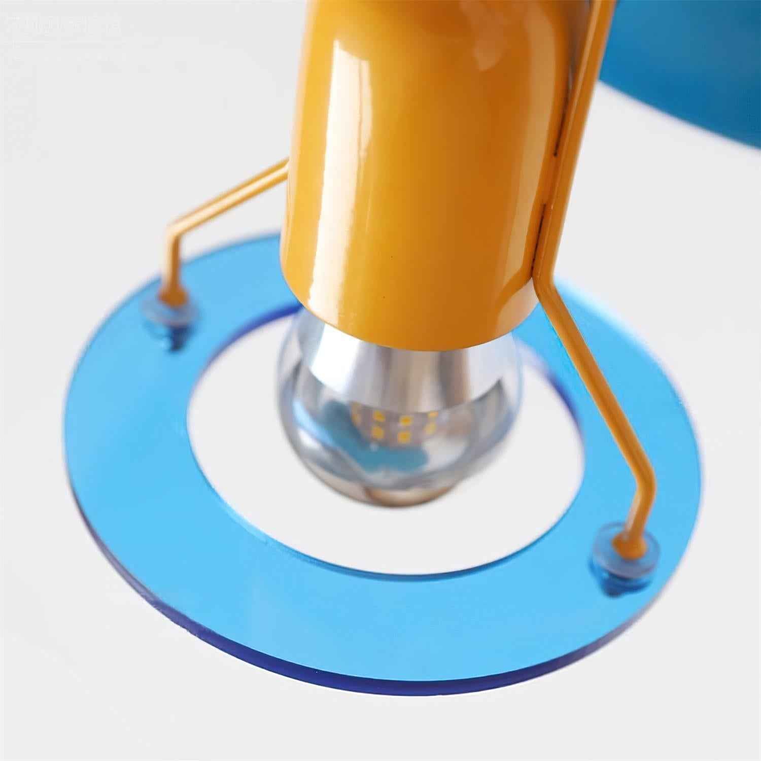 Plafonnier Batya Métal 35cm Bleu LED 40W