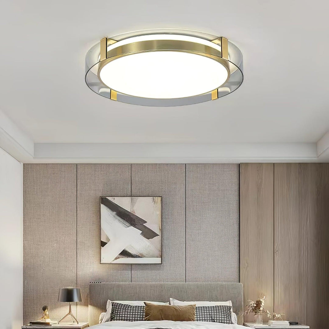 Erliris Plafonnier Rond Métal Moderne - Neutralighting