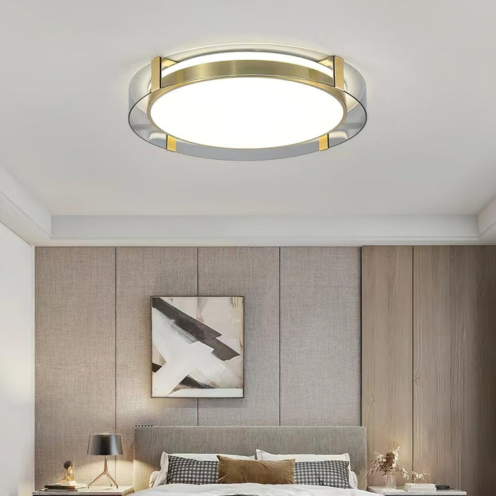 Erliris Plafonnier Rond Métal Moderne - Neutralighting