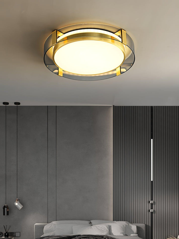 Erliris Plafonnier Rond Métal Moderne - Neutralighting