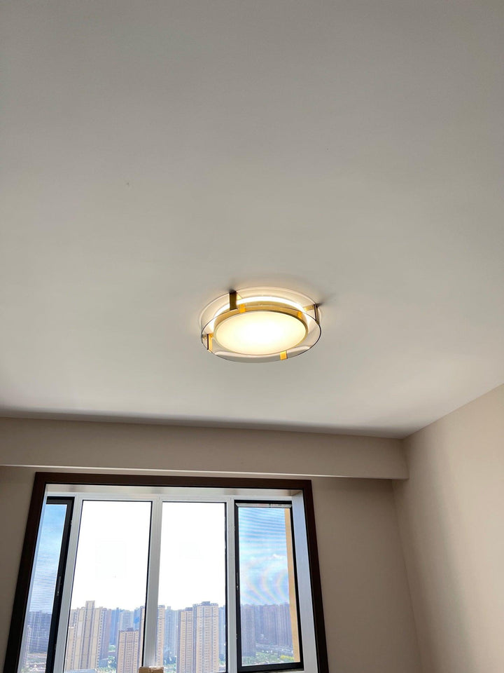 Erliris Plafonnier Rond Métal Moderne - Neutralighting