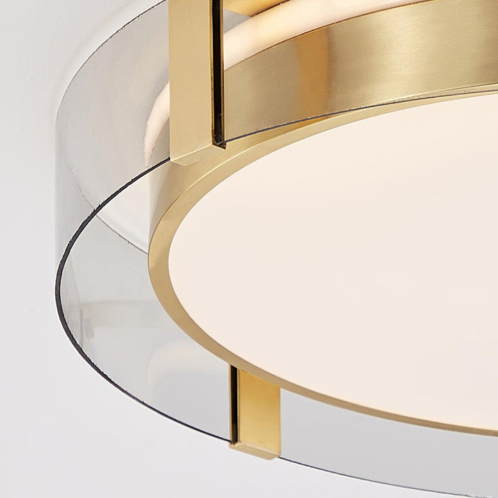 Erliris Plafonnier Rond Métal Moderne - Neutralighting