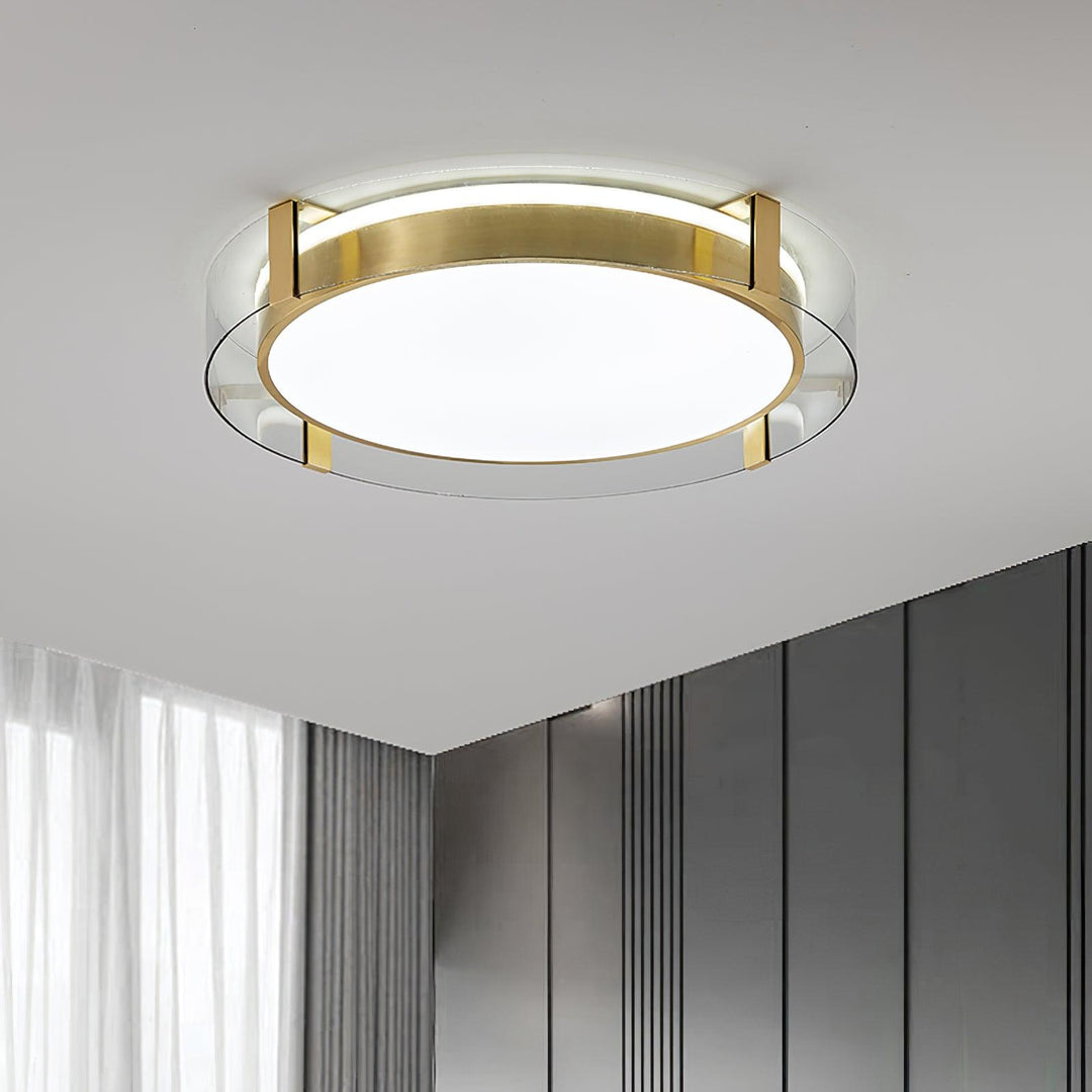 Erliris Plafonnier Rond Métal Moderne - Neutralighting