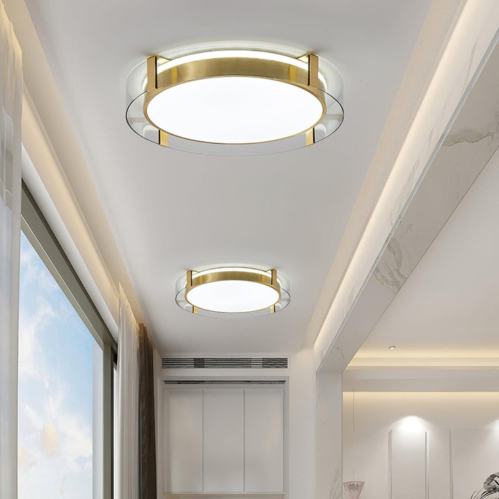 Erliris Plafonnier Rond Métal Moderne - Neutralighting
