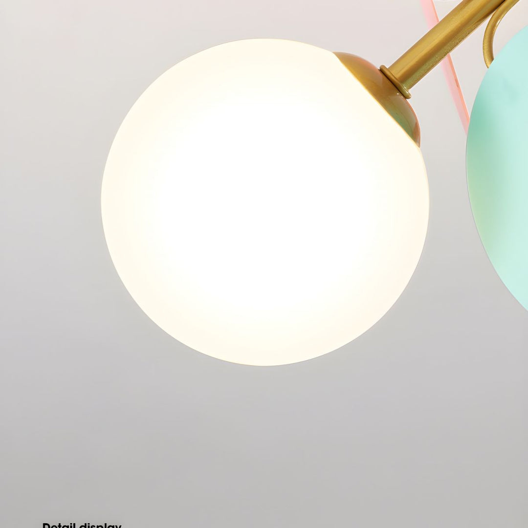 Solara Plafonnier Rond Macaron aux Couleurs Pastel - Neutralighting