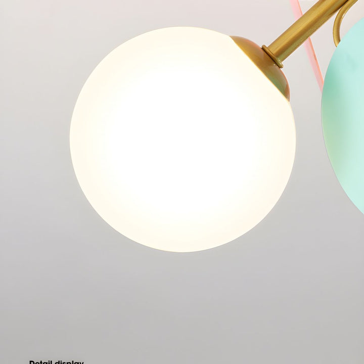 Solara Plafonnier Rond Macaron aux Couleurs Pastel - Neutralighting