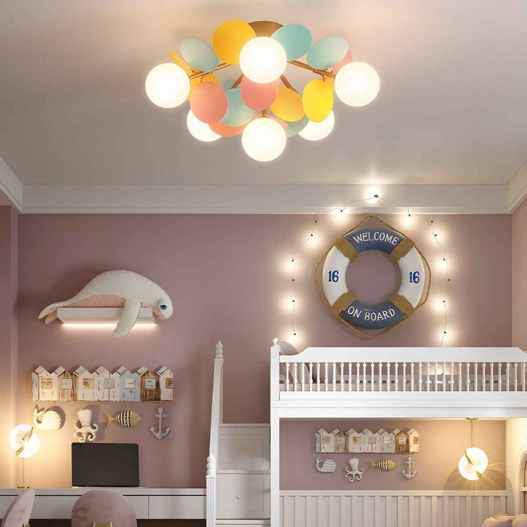 Solara Verre 25.5cm Blanc LED