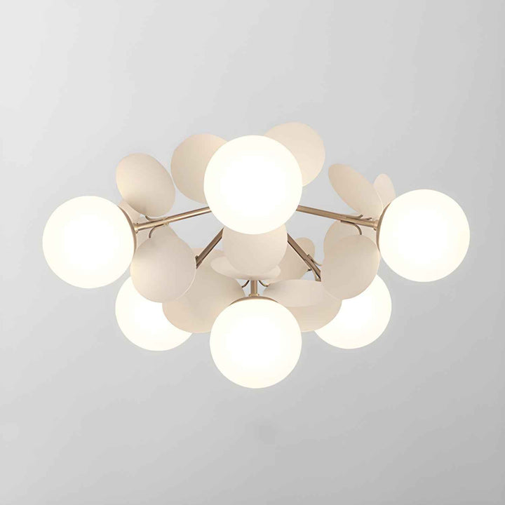 Solara Verre 25.5cm Blanc LED