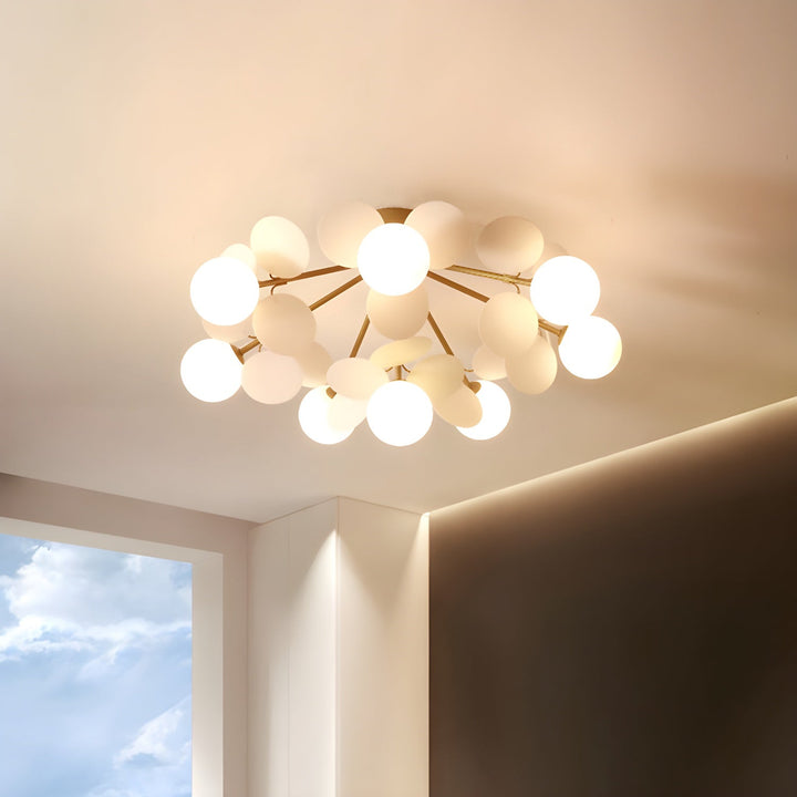 Solara Plafonnier Rond Macaron aux Couleurs Pastel - Neutralighting