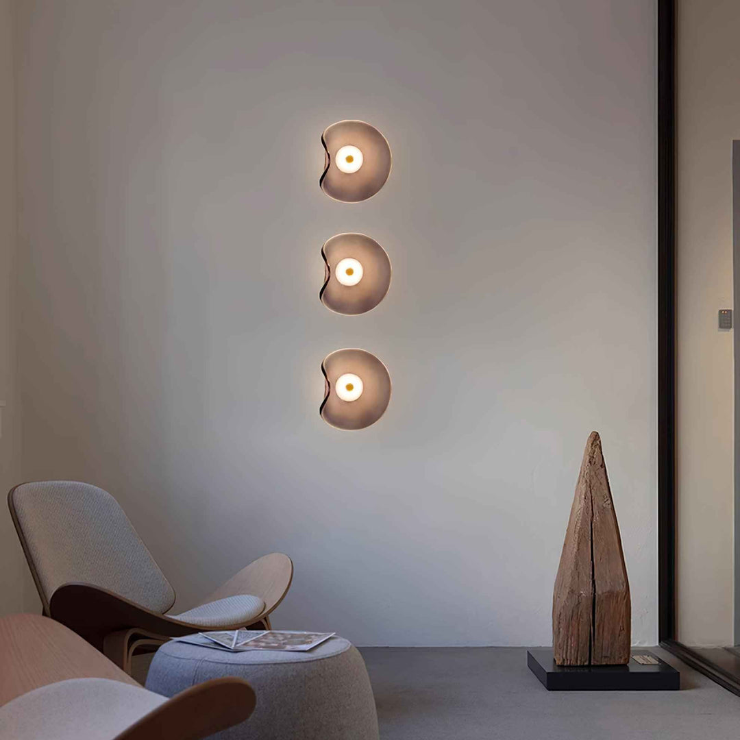 Lunara Métal 25cm Blanc LED