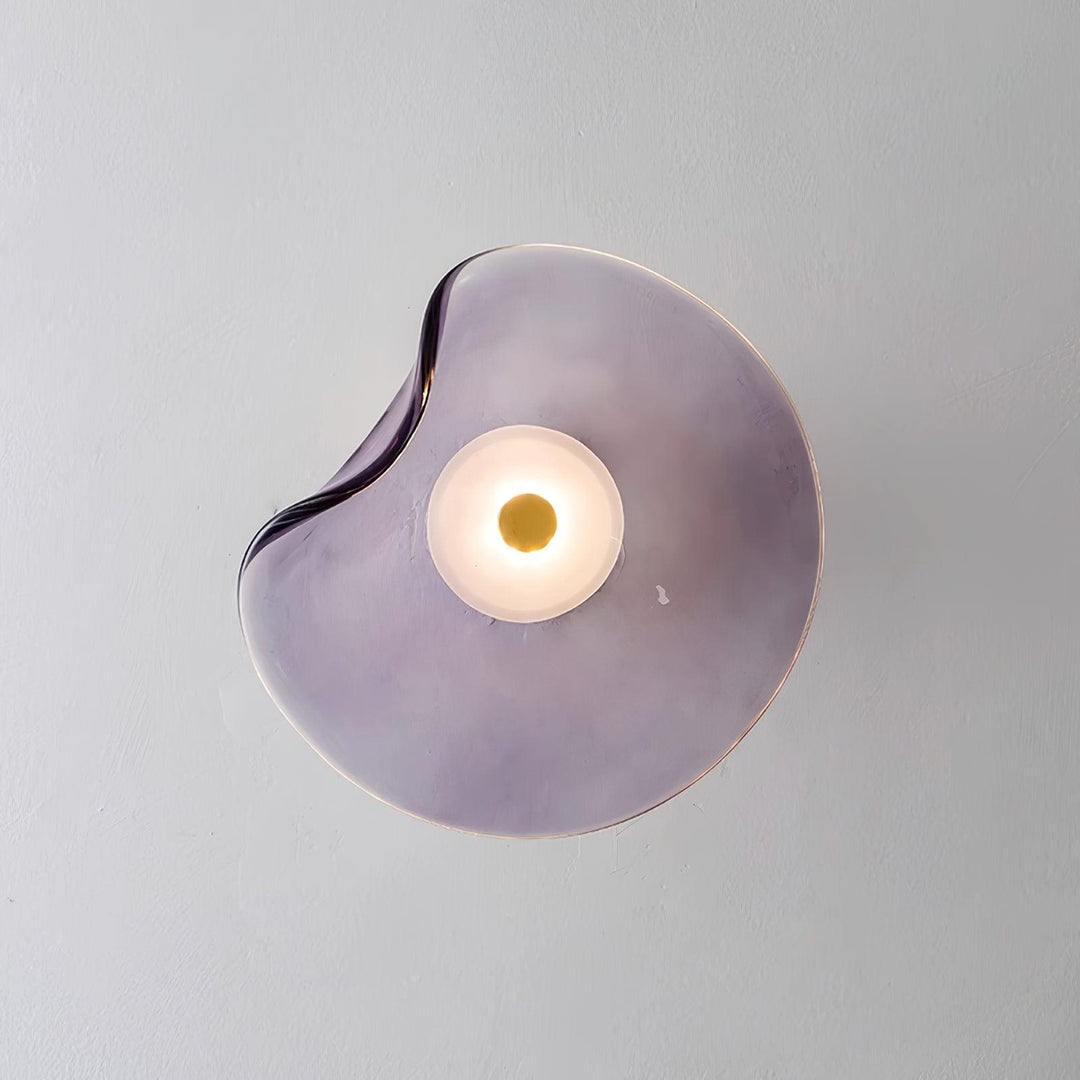 Lunara Plafonnier Élégant Verre Ambre - Neutralighting
