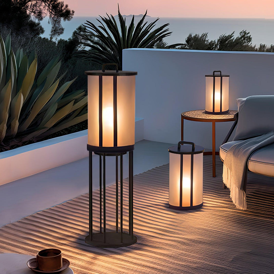 Ray Lanterne Pilier Ronde Lumière Extérieure - Neutralighting