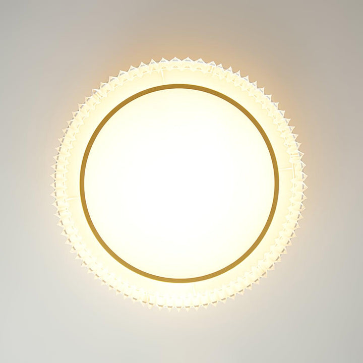 Corinila Plafonnier Ronde Plissée en Tissu - Neutralighting