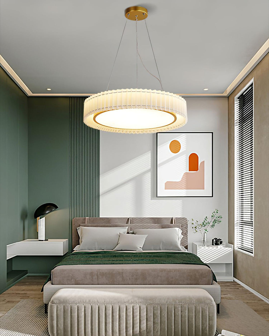 Averise Suspension Lampe en Tissu Confortable - Neutralighting