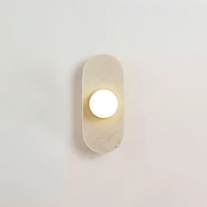 Zasoliel Applique Murale Minimaliste en Travertin - Neutralighting