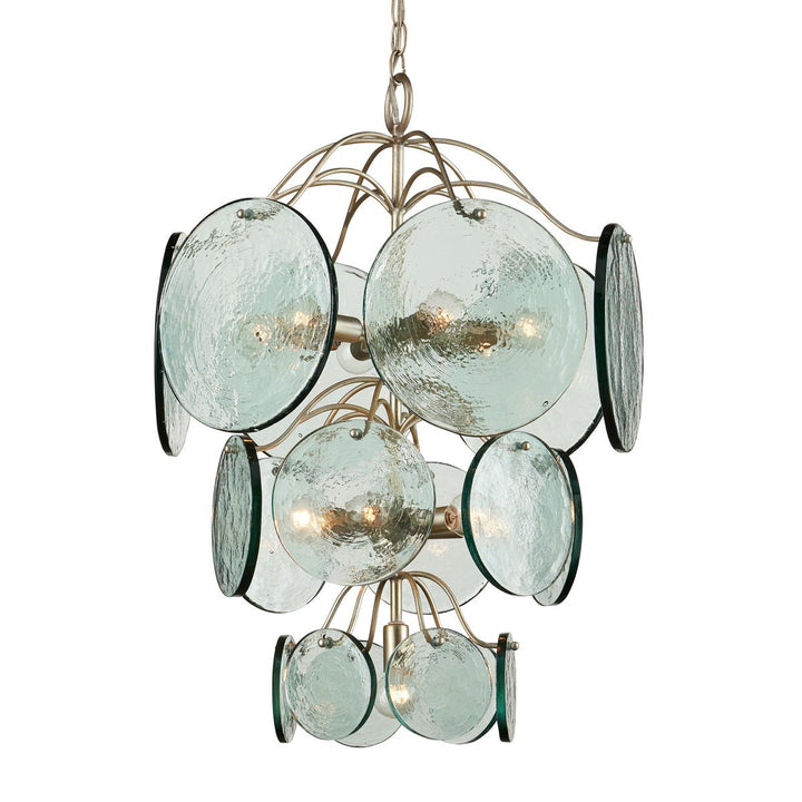 Aurora Chandelier en Verre Disc Moderne - Neutralighting