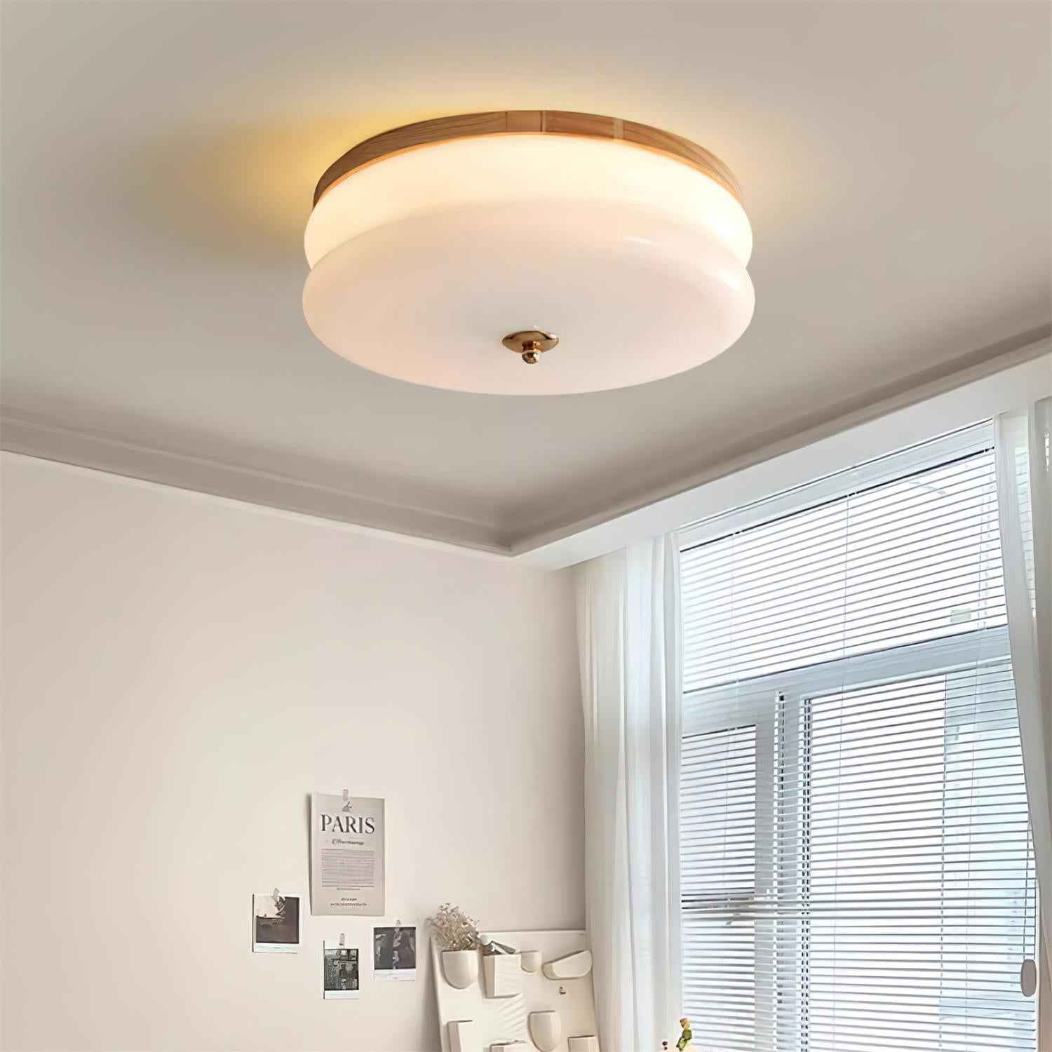 Métal 15cm Blanc LED