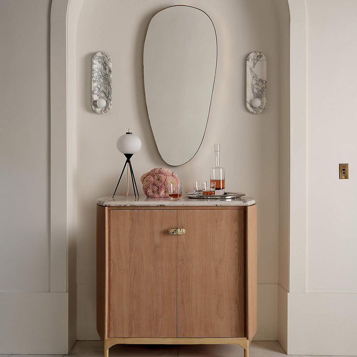 Alsolarae Applique Murale en Marbre et Verre Moderne Minimaliste - Neutralighting